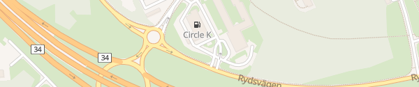 Karte Circle K Rydsvägen Linköping