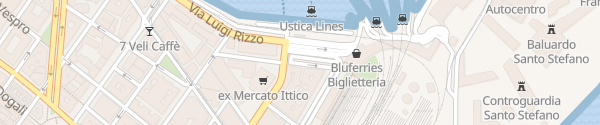 Karte Hafen Messina
