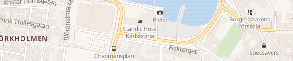 Karte Scandic Hotel Karlskrona Karlskrona