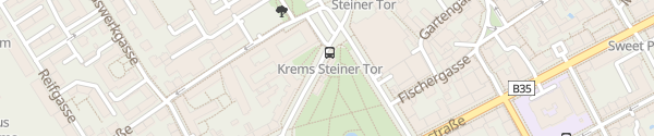 Karte Fahrradparkstation Stadtpark Krems