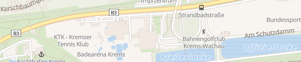 Karte Tiefgarage Sporthalle Krems an der Donau