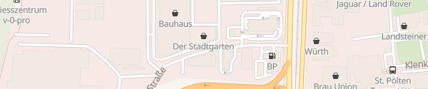 Karte Bauhaus St. Pölten
