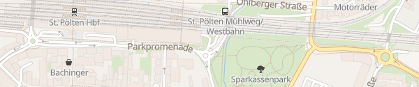 Karte ÖBB Park&Ride Parkhaus St. Pölten