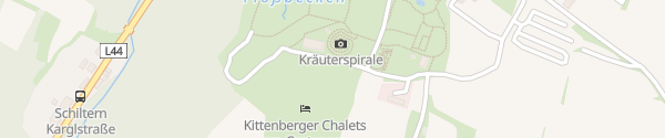Karte Kittenberger Chalets am Gartensee Schiltern