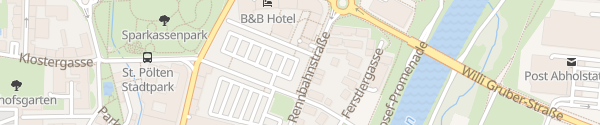 Karte Rennbahnstraße St. Pölten