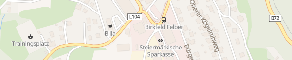 Karte Autohaus Felber Birkfeld