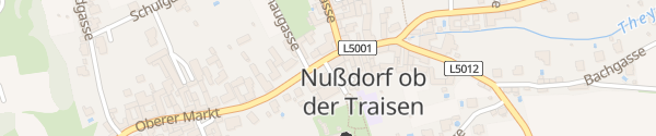 Karte Marktplatz Nußdorf ob der Traisen