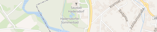 Karte Hadersdorfer Sommerbad Hadersdorf am Kamp