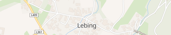Karte Ortszentrum Lebing