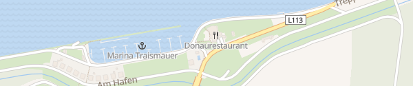 Karte E-Bike Ladestation Donaurestaurant Traismauer
