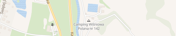 Karte Wohnmobilpark Wisniowa Polana Miłków