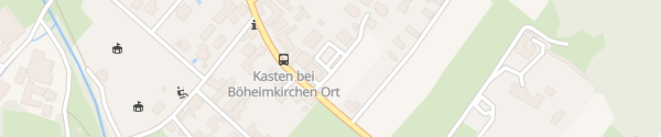 Karte Gemeindeamt Kasten bei Böheimkirchen