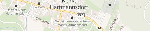 Karte Gemeindeamt Markt Hartmannsdorf