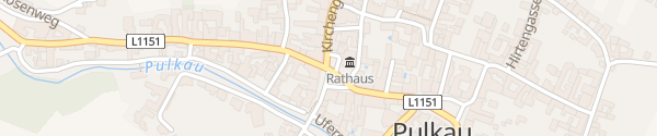 Karte Rathausplatz Pulkau