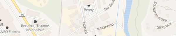 Karte Penny Horská 92 Trutnov