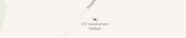Karte STF Vandrarhem Edsbyn