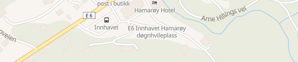 Karte Hamarøy Hotell Innhavet