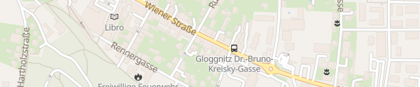 Karte Wiener Straße Gloggnitz
