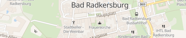 Karte E-Bikes Hauptplatz Bad Radkersburg