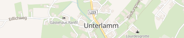 Karte Gemeindeamt Unterlamm