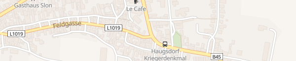 Karte Gemeindeamt Haugsdorf
