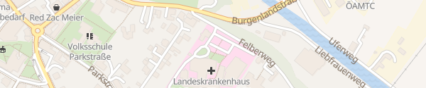 Karte Landeskrankenhaus Fürstenfeld Fürstenfeld