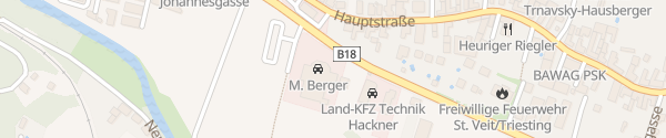 Karte Autohaus Berger Berndorf