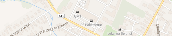 Karte SPAR Beltinci