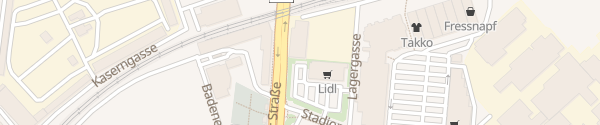 Karte Lidl Stadionstraße Wiener Neustadt