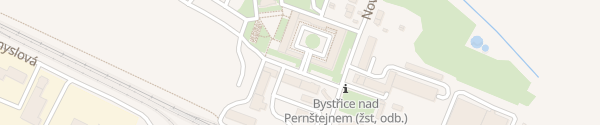 Karte Centrum Eden Bystřice nad Pernštejnem