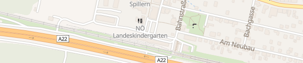Karte Bahnhof / Gemeindeamt Spillern