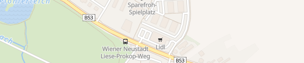 Karte Lidl Neudörfler Straße Wiener Neustadt
