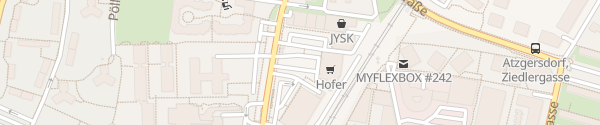 Karte Hofer Gatterederstraße Wien