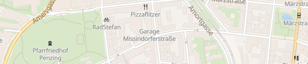 Karte City - Missindorfstraße Wien