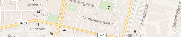 Karte City - Landsteinergasse Wien