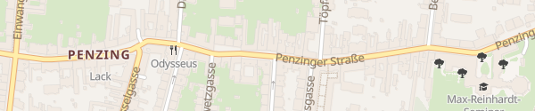 Karte City - Penzinger Straße Wien