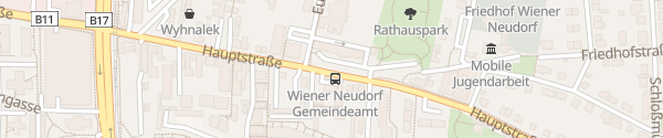 Karte E-Bike Ladestation Europaplatz Wiener Neudorf