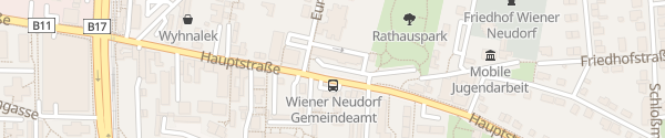 Karte Europaplatz Wiener Neudorf