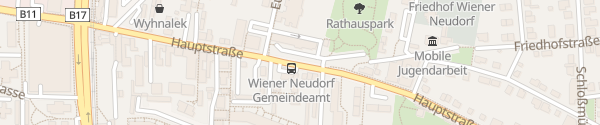 Karte Europaplatz Wiener Neudorf