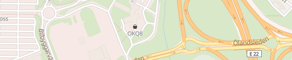 Karte OKQ8 Kalmar