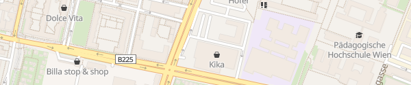 Karte E-Bike Ladestation Kika-Garage Wien