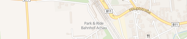 Karte Park + Ride Parkplatz Bahnhof Achau