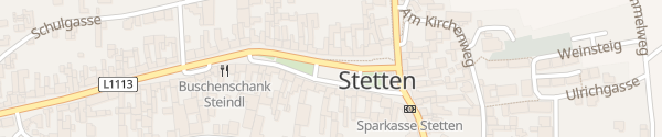 Karte Hauptstraße Stetten