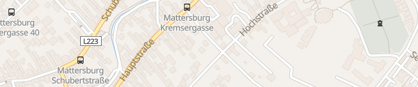 Karte Kremsergasse Mattersburg