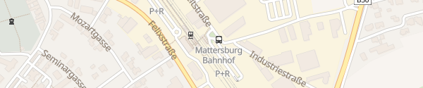 Karte Bahnhof Mattersburg