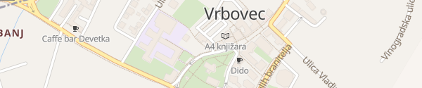 Karte Trg Petra Zrinskog Vrbovec