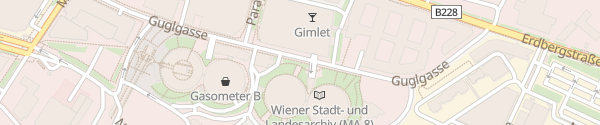 Karte City - Gasometer Wien
