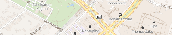 Karte Donauplex P4 Wien