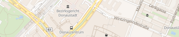 Karte City - Donauzentrum Wien