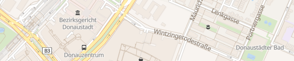 Karte Donauzentrum P1 Wien